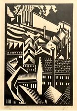 Linocut signed charles for sale  New York