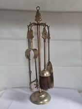 Vintage brass fire for sale  WIGAN