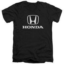 Honda V-Neck T-Shirt White Standard Logo Black Tee segunda mano  Embacar hacia Argentina