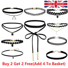 Black choker necklace for sale  MANCHESTER