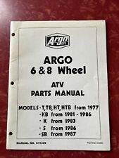 Argo atv parts for sale  Hamlet