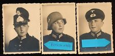 3 x Foto - Bayern Polizei Polizist Tschako auch mit Stahlhelm - München 1935 tweedehands  verschepen naar Netherlands
