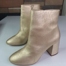 Botas Matisse Groove Gold Bootie Feitas no Brasil Tamanho 10 M - Fabricadas no Brasil, usado comprar usado  Enviando para Brazil