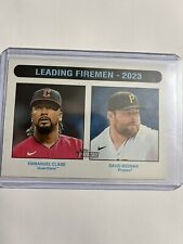 2024 Topps Heritage White Border Emmanuel Clase & David Bednar for sale  Shipping to South Africa