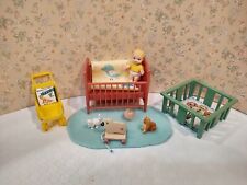 Muebles en miniatura en miniatura para cuna/guardería Plasco de 3 piezas para pequeña casa de muñecas  segunda mano  Embacar hacia Argentina