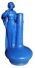 Stunning Rare Antique Zsolnay Hungary Art Nouveau Blue Vase  for sale  Shipping to South Africa