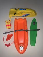 Barbie Toys ARCO Super Jet ski Surfboard Scuba Diver Paddle Boat Vintage 80s for sale  Shipping to South Africa