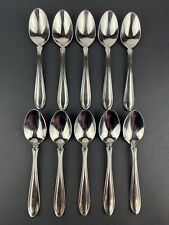 Used, Set Of (10) Oneida ROYAL MANOR Glossy SOUP SPOONS 18/10 Stainless Flatware Lot for sale  Shipping to South Africa