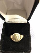 9ct gold signet for sale  UK