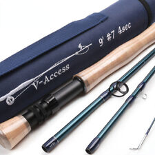 4/5/6/7/12wt Fly Fishing Rod Carbon fiber Fast Action Fly Rod With Cordura Tube, used for sale  Shipping to South Africa