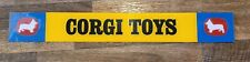 Rare vintage original acrylic Corgi Toys 30"x4" shop advertising lightbox? sign for sale  Shipping to South Africa