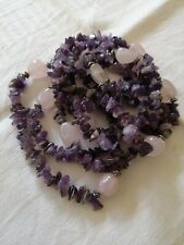 Langes amethyst collier gebraucht kaufen  St.Georgen