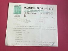 Marshall bros ltd for sale  HOVE