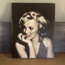 Marilyn Monroe Red Lips 15x19 Wall Art Frame Canvas Print 2013 The Thinker JM02 for sale  Shipping to South Africa