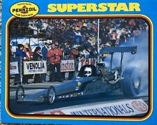 Pennzoil Superstar Jerry Ruth Top Fuel Dragster Handout, used for sale  Shipping to South Africa