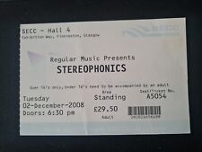 Used stereophonics ticket for sale  WARRINGTON