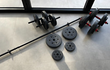 Vinyl barbell dumbbell for sale  LONDON