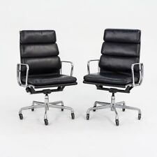 2002 Herman Miller Eames Soft Pad Cadeira de Mesa Executiva com Couro Preto 12+ Disponível comprar usado  Enviando para Brazil