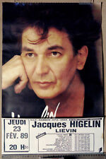 Jacques higelin. affiche d'occasion  Arcachon