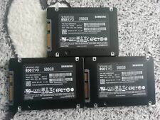 Usado, Lote de 3 SSD SAMSUNG 850 EVO 1x250GB 2x500GB PARA PEÇAS/NÃO FUNCIONA comprar usado  Enviando para Brazil