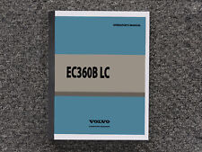 Escavadeira Volvo EC360B LC Operador Manual de Manutenção do Proprietário comprar usado  Enviando para Brazil