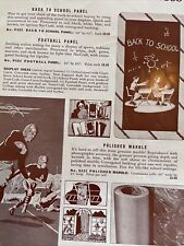 Catálogo de exhibición de tienda minorista de colección 1941 otoño escuela de fútbol cosecha Sherman segunda mano  Embacar hacia Argentina