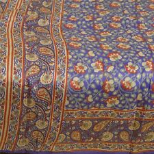 Usado, Tecido para artesanato de feltro Sânscrito Vintage Sarees 5 jarda roxo seda pura sari comprar usado  Enviando para Brazil