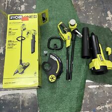 Ryobi 13" 18V String Trimmer/Edger and 350 CFM Jet Fan Blower-TOOL ONLY for sale  Shipping to South Africa