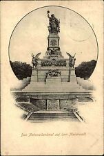 National-Denkmal Niederwald bei Rüdesheim 1902 mit Stempel NIEDERWALD gelaufen gebraucht kaufen  Wöllstein