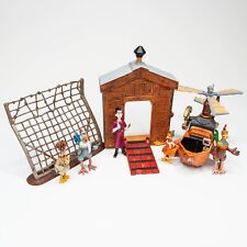 Conjunto de bonecos vintage Chicken Run Playmates 40283 Rocky Ginger Fowler Mac Mrs Tweedy comprar usado  Enviando para Brazil