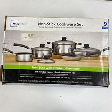 7 Piece Cookware Set Nonstick Pots and Pans Home Kitchen Cooking Non Stick for sale  Shipping to South Africa