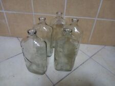 dziwne stare butelki szklane 5szt strange old glass bottles 5pieces collectibles na sprzedaż  PL