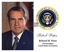 PRESIDENT RICHARD M. NIXON PRESIDENTIAL SEAL AUTOGRAPHED 8X10 PHOTOGRAPH for sale  Shipping to South Africa