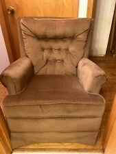 Brown swivel rocking for sale  Oak Forest