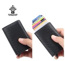 PORTA CARTE DI CREDITO SLIM Portafoglio ANTIFRODE RFID Uomo Donna Portatessere segunda mano  Embacar hacia Argentina