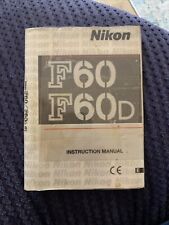 Nikon f60 nikon for sale  DURSLEY