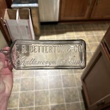 E. R. Betterton & Co. Liquor Bottle Chattanooga Tennessee TN for sale  Shipping to South Africa