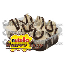 Nutella Bandeja whippy Sorvete Adesivo-Restauração Van Trailer Die Cut Decalque comprar usado  Enviando para Brazil