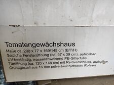 Tomatenhaus folie gebraucht kaufen  Wildenberg