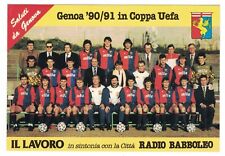Cartolina calcio formazione usato  Genova