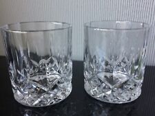 Clear crystal stemless for sale  LONDON