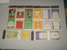1920s matchbooks america for sale  Shipping to Ireland