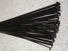 Custom length 14g (2.0mm) BLACK Stainless J-bend bicycle spokes - No nipples for sale  Shipping to South Africa