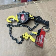 Haul Master 1/4 Ton Lever Vertical Lifting Chain Hoist 67144 Portable for sale  Shipping to South Africa