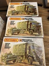 3 Kits CLASSIC 1979 MATCHBOX 1/76 sc WW British Army MONTY'S COMMAND CARAVAN Set for sale  Shipping to South Africa