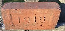 Used, Antique Red Clay Brick 1919 Date Or Year for sale  Shipping to South Africa