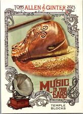 2023 Topps Allen & Ginter #MTYE-13 Temple Blocks Music to Your Ears for sale  Shipping to South Africa