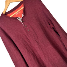 Camisa Térmica Henley Doble Capa Manga Larga Borgoña Grassi XL Para Hombre UNTUCKit, usado segunda mano  Embacar hacia Argentina
