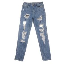 Jeans feminino American Eagle Outfitters Mom azul 2 desgastado comprar usado  Enviando para Brazil