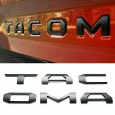 Raised Tailgate Insert Letters fits 2016-2023 Toyota Tacoma Matte Black Emblem for sale  Shipping to South Africa